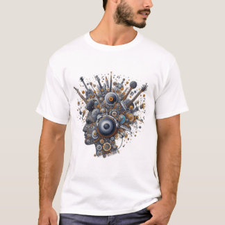 Sonic Symphony: Das Portrait-T-Shirt des DJ T-Shirt