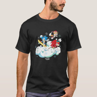 Sonic The Hedgehog Christmas Main Trio Fun In The T-Shirt