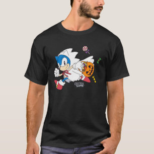Sonic The Hedgehog Halloween-Süßigkeiten oder Saur T-Shirt