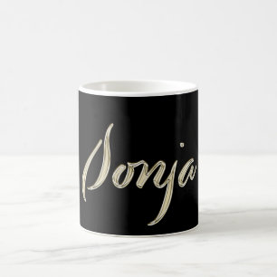Sonja white gold Handwriting Tasse Kaffeetasse