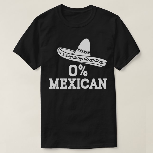 Sonne 0 Mexiko mit Sombrero für Cinco de Mayo co T-Shirt (Design vorne)