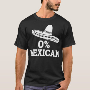 Sonne 0 Mexiko mit Sombrero für Cinco de Mayo co T-Shirt