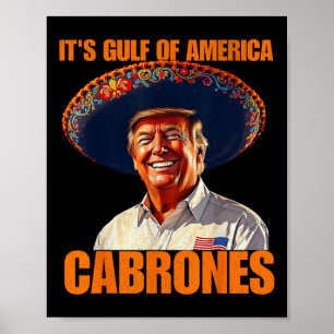 Sonne am Golf von Amerika Cabrones 2025 US-amerika Poster
