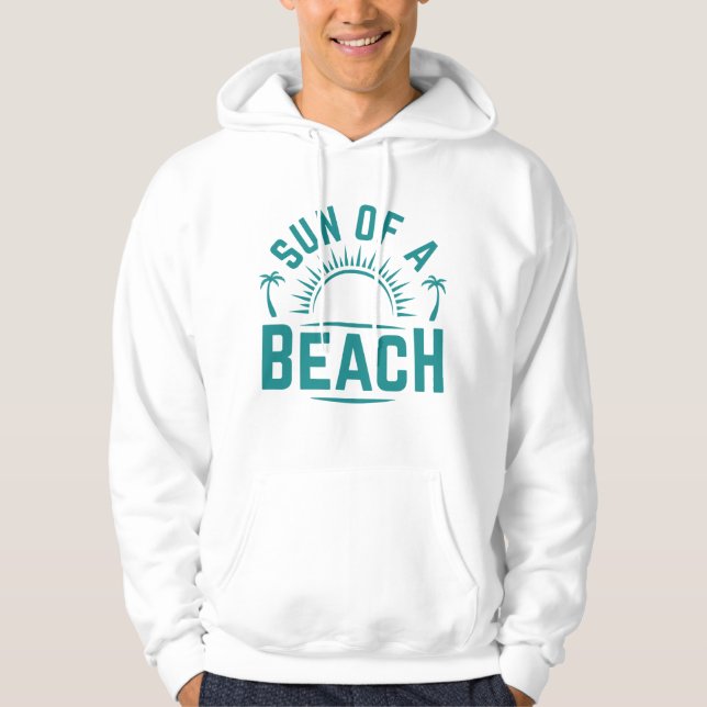 Sonne am Strand Hoodie (Vorderseite)