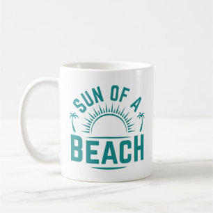 Sonne am Strand Kaffeetasse