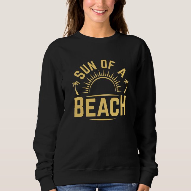 Sonne am Strand Sweatshirt (Vorderseite)