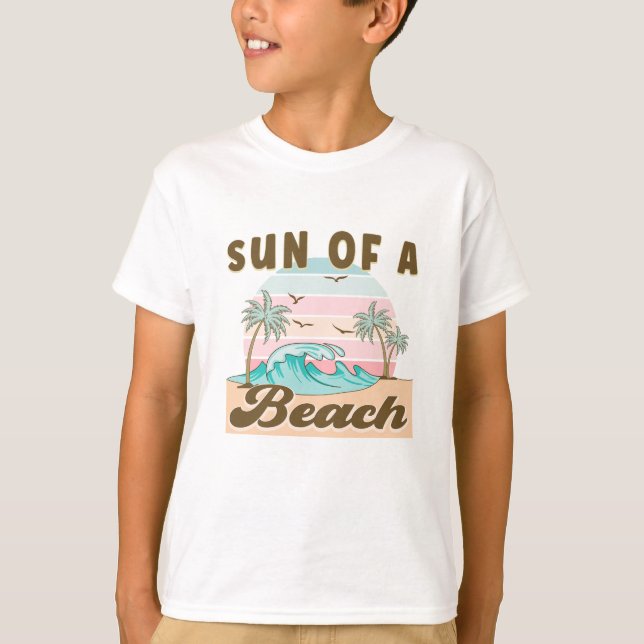 Sonne am Strand T-Shirt (Vorderseite)