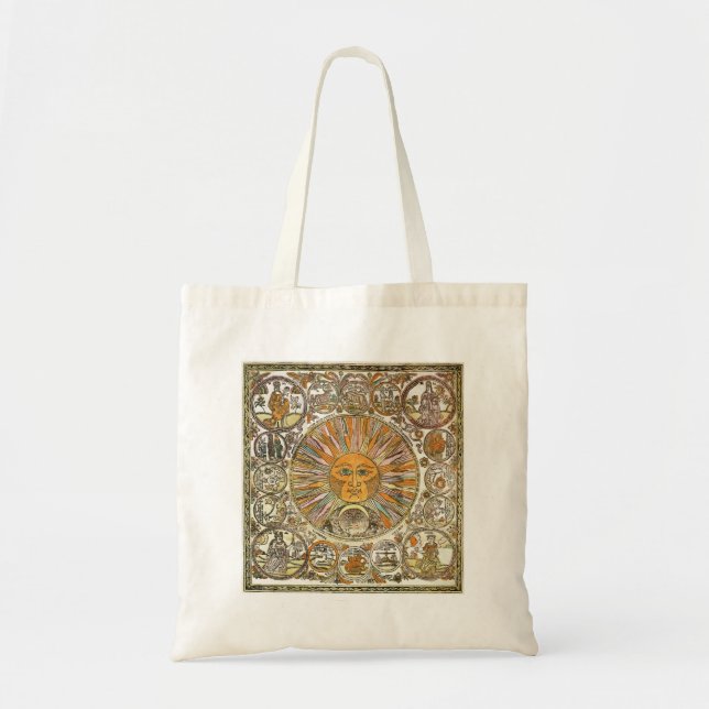 Sonne-Astrologie Tragetasche (Vorne)