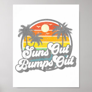 Sonne draußen, Beulen draußen Lustige Schwangersch Poster