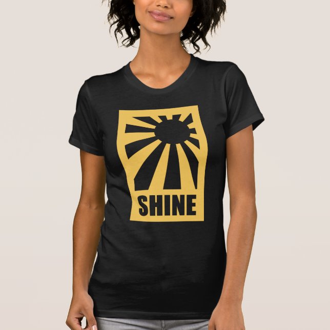 Sonne-Glanz - gelbe Version T-Shirt (Vorderseite)