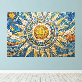 Sonne Himmelmosaik 003 Leinwanddruck