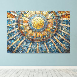 Sonne Himmelmosaik 004 Leinwanddruck