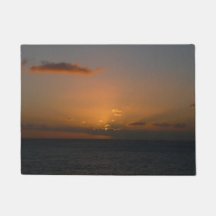 Sonne hinter Wolken II Seascape Fußmatte
