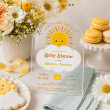 Sonne Junge Baby Shower Hier kommt der Sohn Wolke