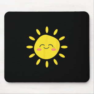 Sonne Lächelnd Sonnenschein Niedlich Lieb Sommer L Mousepad