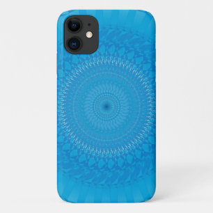 Sonne Mandala Hellblau Case-Mate iPhone Hülle