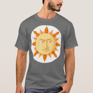 Sonne mit Gesicht T-Shirt