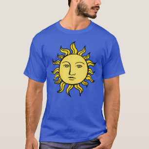 Sonne mit Gesichtsausdruck Retro Magic Vintag Hexe T-Shirt