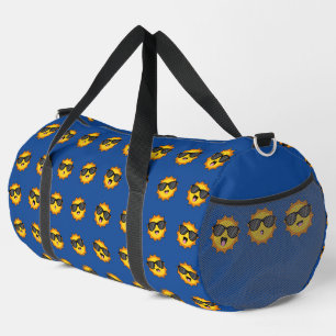 Sonne mit Sonnenbrille Happy Emoji Faces Muster Duffle Bag