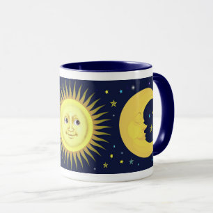 Sonne, Mond und Sterne Tasse
