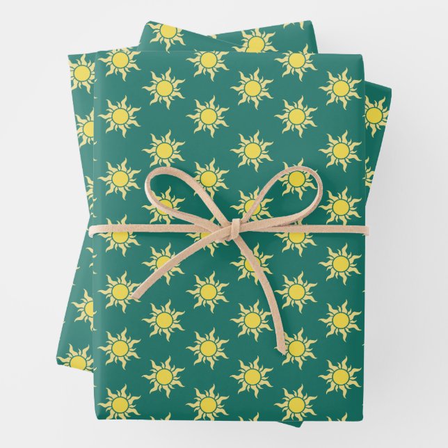 Sonne Muster Geschenkpapier Set  (Beispiel)