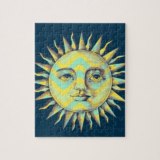 Sonne Puzzle (Vertikal)