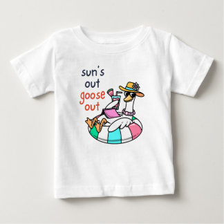 Sonne raus, Gans raus, lustiger Sommerente Baby T-shirt