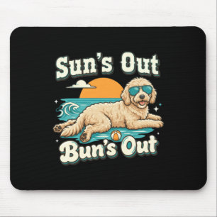 Sonne raus, Hintern raus Französische Bulldogge So Mousepad