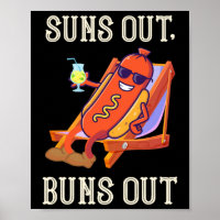 Sonne raus, Hot Dog Brötchen raus, Wurst BBQ Hotdo