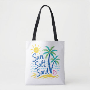 Sonne Salz Sand – Tropischer Strand Palmenbaum Som