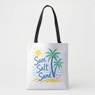 Sonne Salz Sand – Tropischer Strand Palmenbaum Som