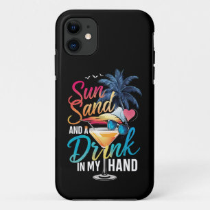 Sonne Sand und ein Drink in meiner Hand Strandkreu Case-Mate iPhone Hülle
