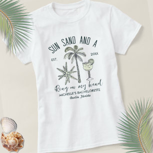 Sonne Sand Und Ein Ring An Meiner Hand Bach Party T-Shirt