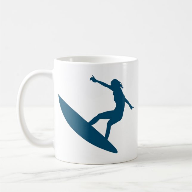 Sonne, Sand und Waves Kaffeetasse (Links)