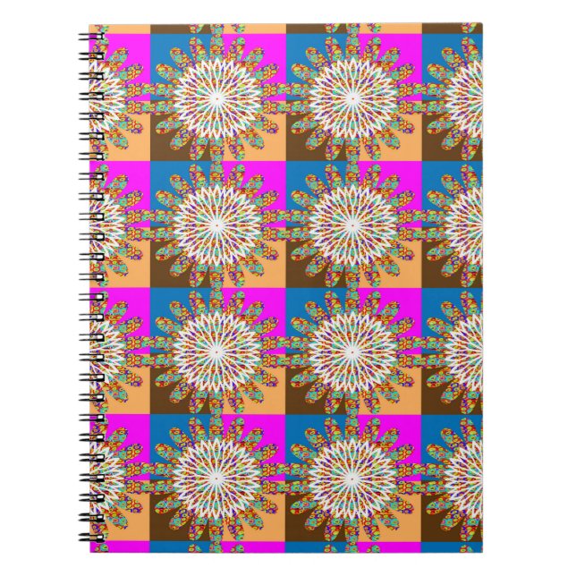 SONNE-Schein chakra Sonnenblumekunst durch Notizblock (Vorderseite)