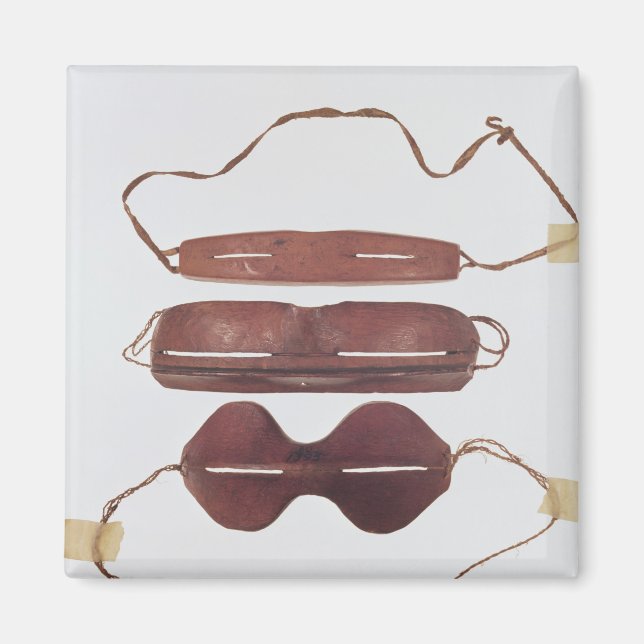 Sonne/Schnee-Brille Magnet (Vorne)