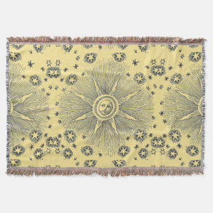 Sonne Sterne Antike Nacht Himmel Mittelalter Zodia Decke