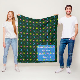 Sonne, Sterne und Mond Fleece-Decke Fleecedecke