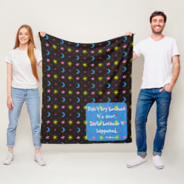 Sonne, Sterne und Mond Fleece-Decke Fleecedecke
