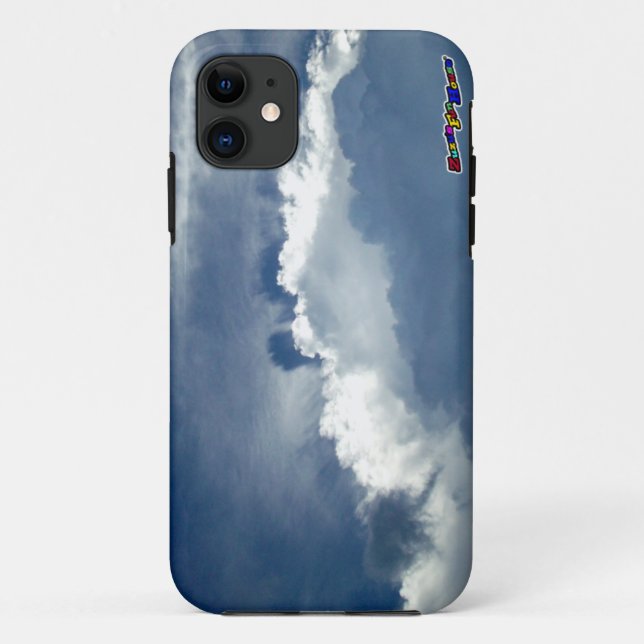 Sonne strahlt durch die Sturmwolken Case-Mate iPhone Hülle (Rückseite)