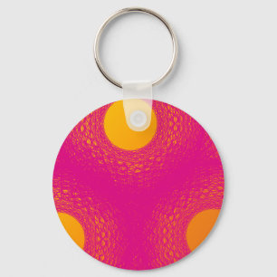 Sonne strahlt lila Lichter aus Schlüsselanhänger