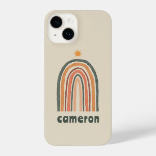 Sonne über einem Regenbogen iPhone 14 Hülle