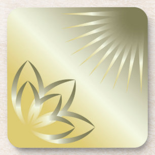 Sonne und Blume Untersetzer
