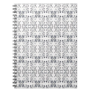 Sonne- und Blumenmuster Notizblock