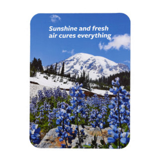 Sonne und frische Luft Magnet