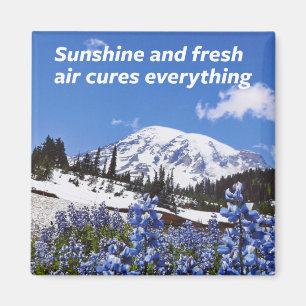 Sonne und frische Luft Magnet