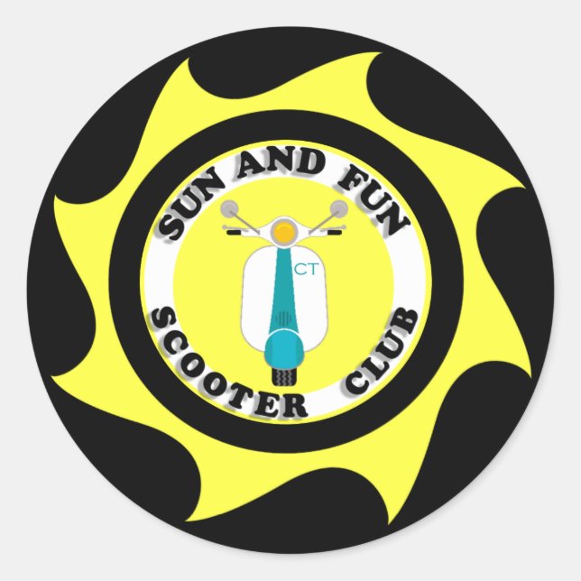 SONNE UND FUN STICKER (Vorderseite)