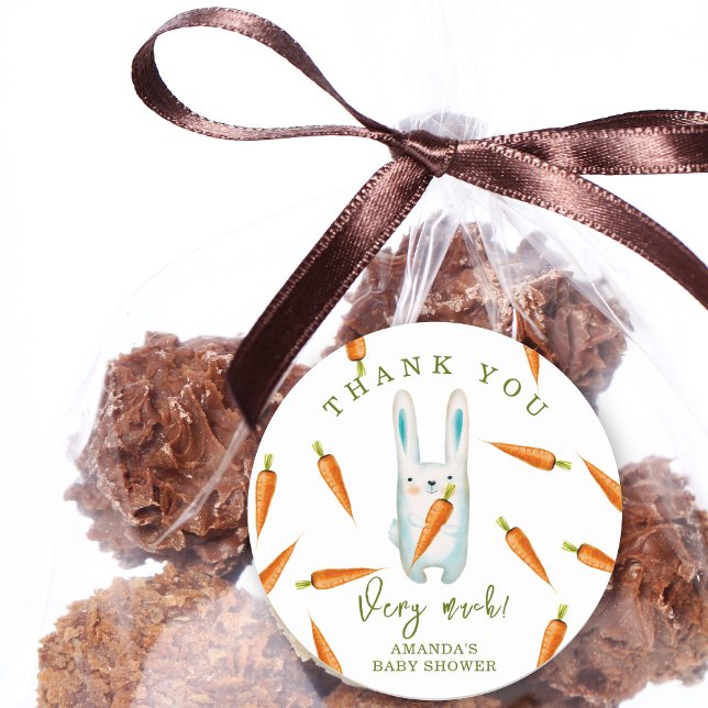 Sonne und Karotten - vielen Dank Runder Aufkleber (Von Creator hochgeladen)