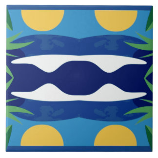 Sonne und Meer Fliese