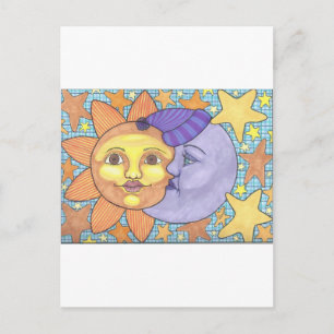 Sonne und Mond 1 Postkarte